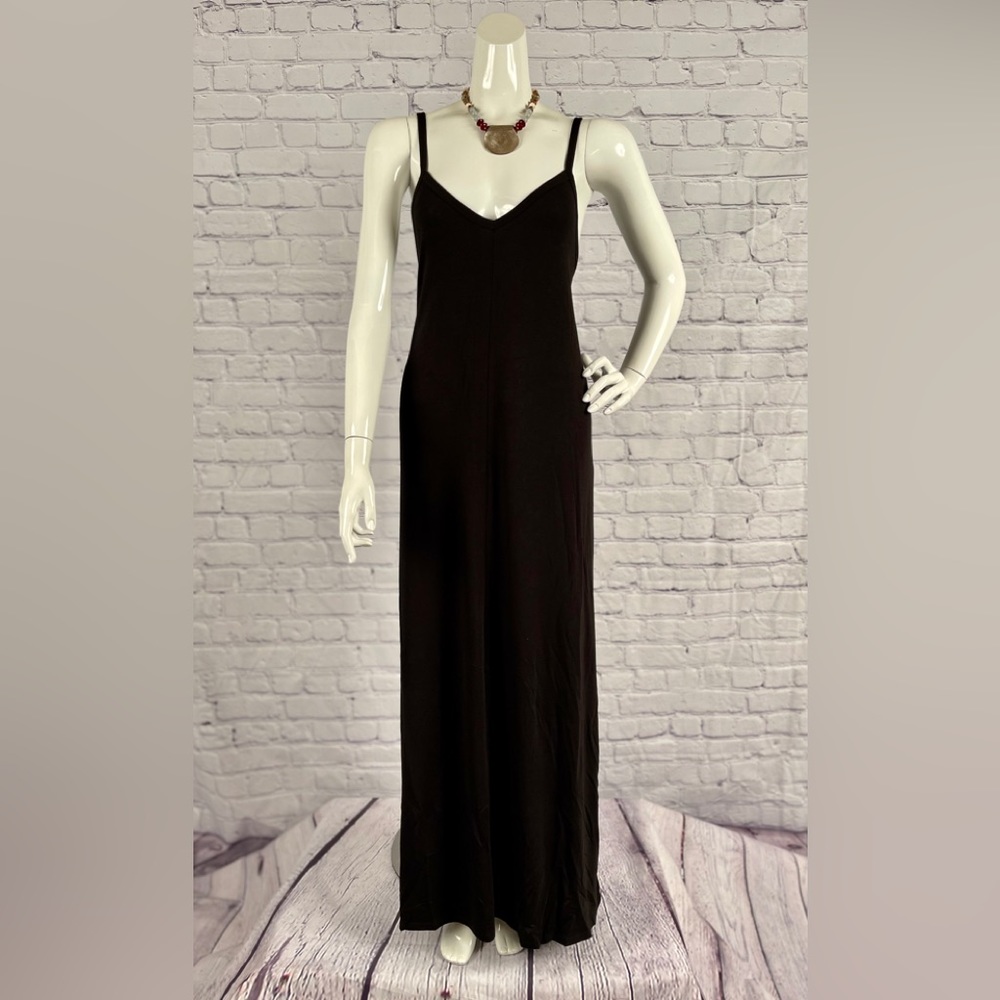 Brand New Black V-Neck Maxi With Pockets & VARIOUS - Picture 6 of 12